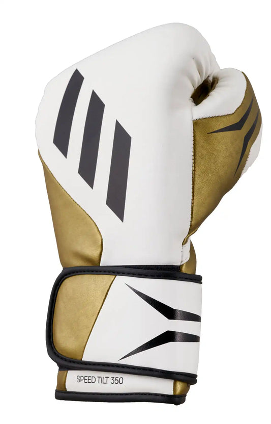 Adidas Boxhandschuhe Boxhandschuhe SPEED TILT 350V Pro Weiß/Gold