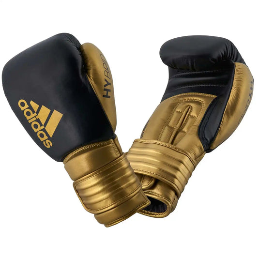 Adidas Boxhandschuhe Hybrid 300 Leder - Schwarz/Gold