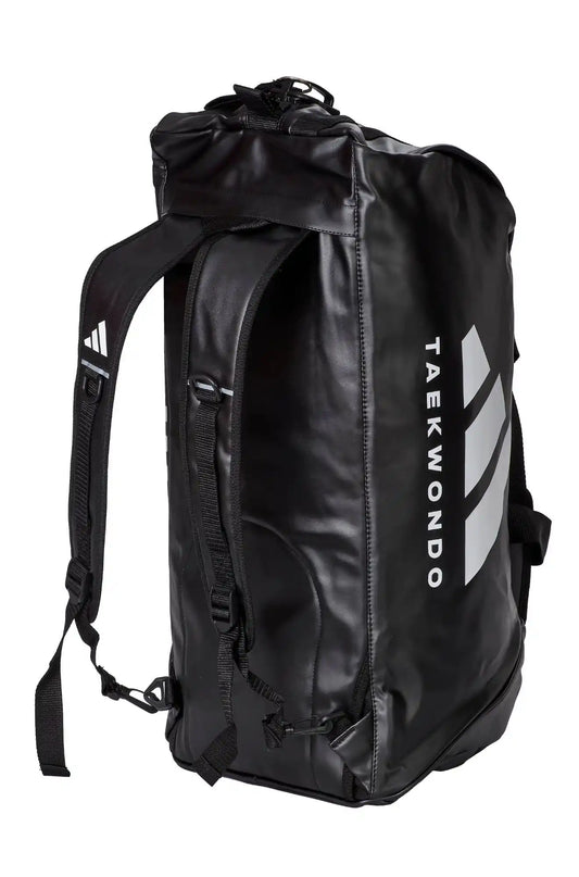 Adidas Hybrid Sporttasche 2in1 "Taekwondo" Schwarz/Weiß