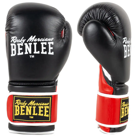 BENLEE Rocky Marciano Boxhandschuhe Sugar Deluxe Schwarz/Rot
