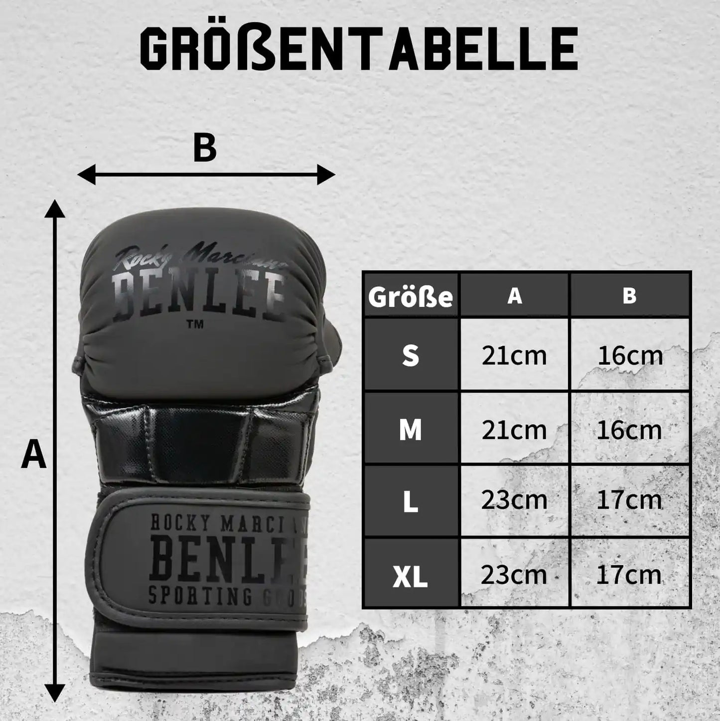 BENLEE Rocky Marciano MMA Sparring Handschuhe Sparry