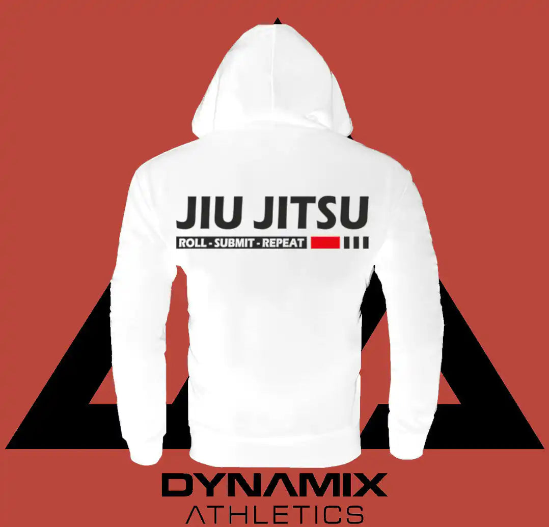 Dynamix Athletics Hoodie Jiu Jitsu Submit Weiß