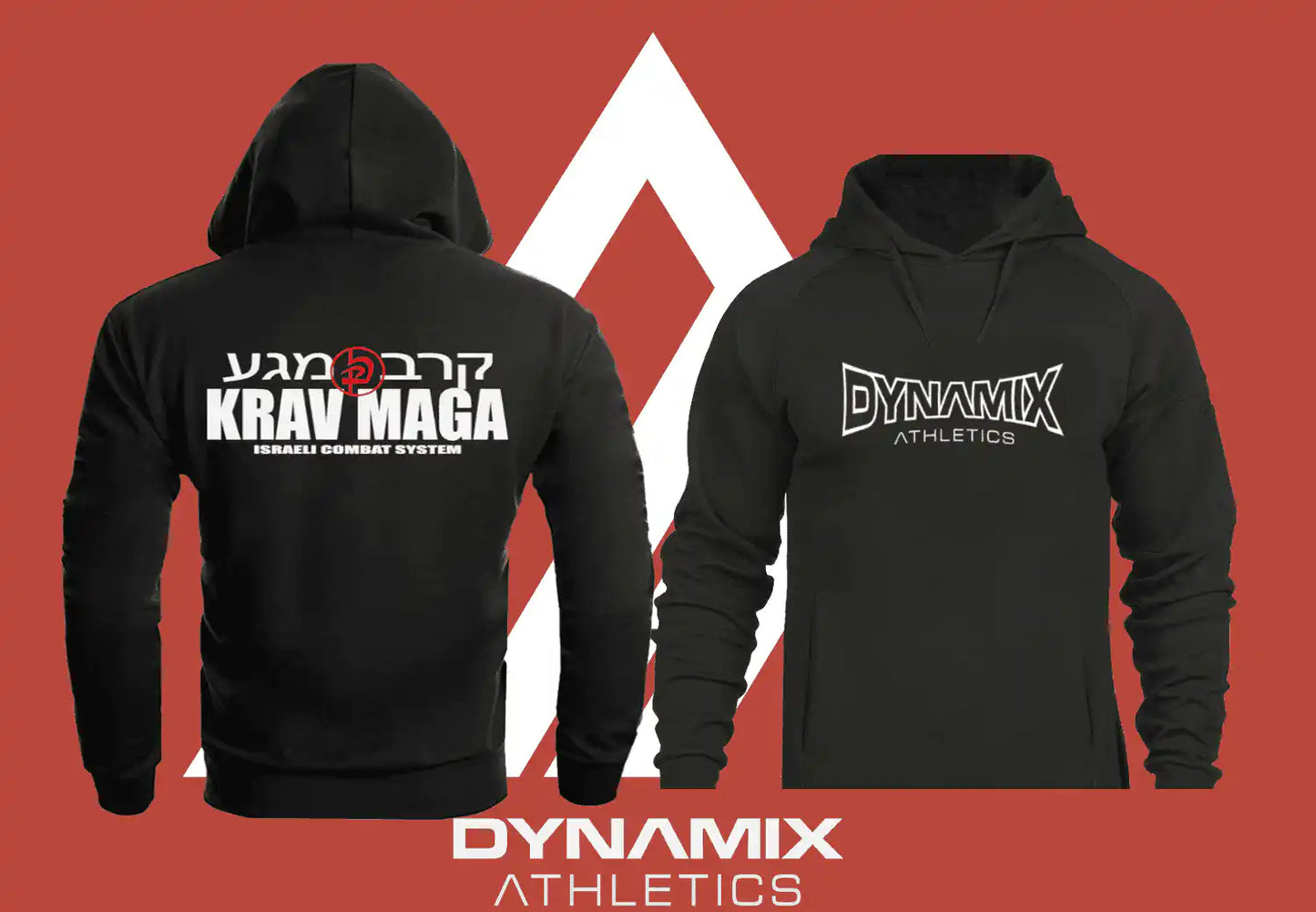 Dynamix Athletics Hoodie Krav Maga Combat Schwarz