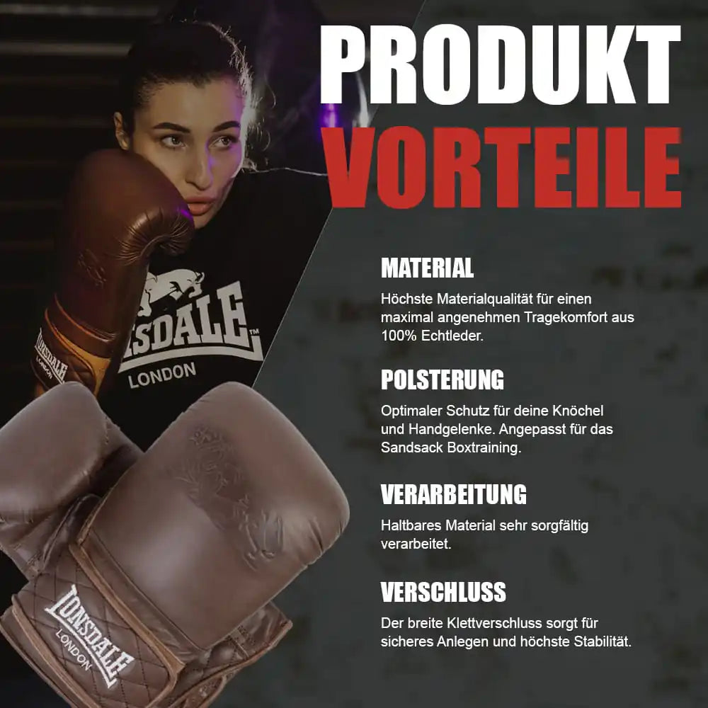 LONSDALE Sandsackhandschuhe Vintage