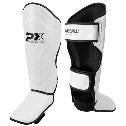 PX Schienbeinschoner FIGHT PRO 2 Weiß/Schwarz