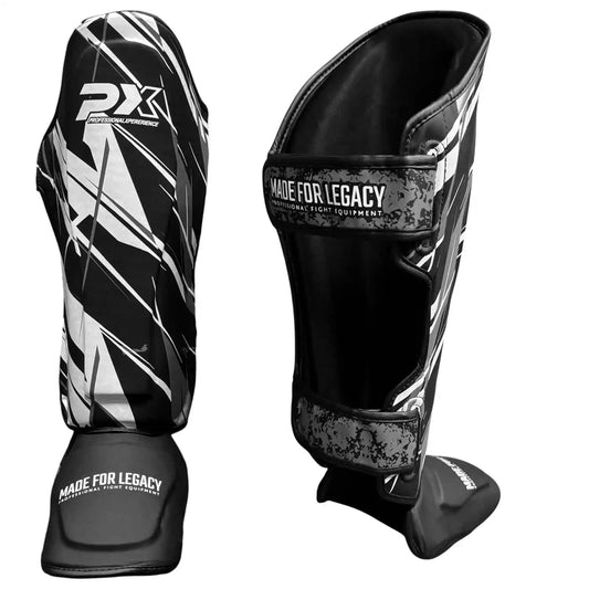 PX Schienbeinschoner Legacy X Schwarz/Grau