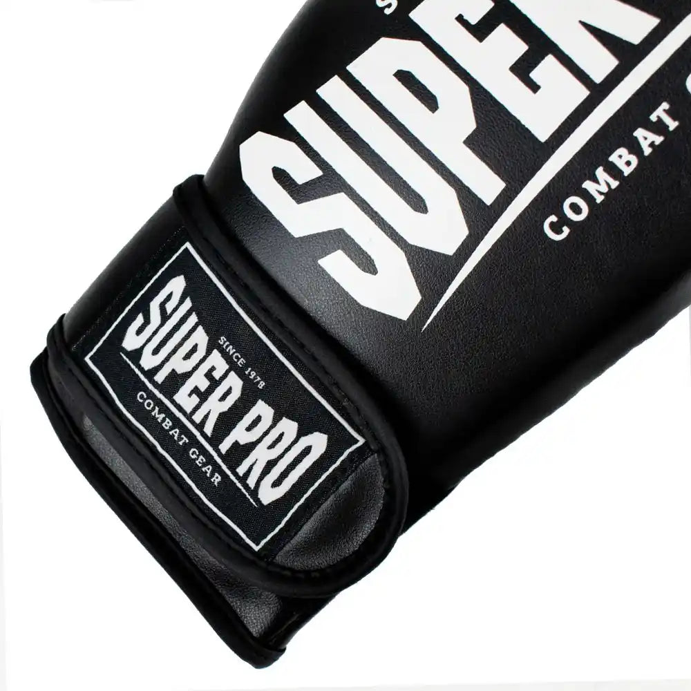 Super Pro Boxhandschuhe Champ Schwarz/Weiß