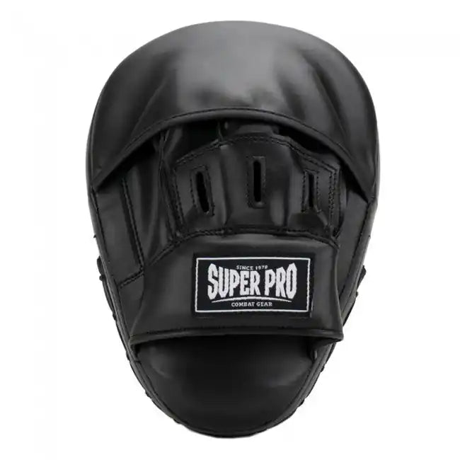 Super Pro Handpratzen Curved PU Schwarz/Weiß