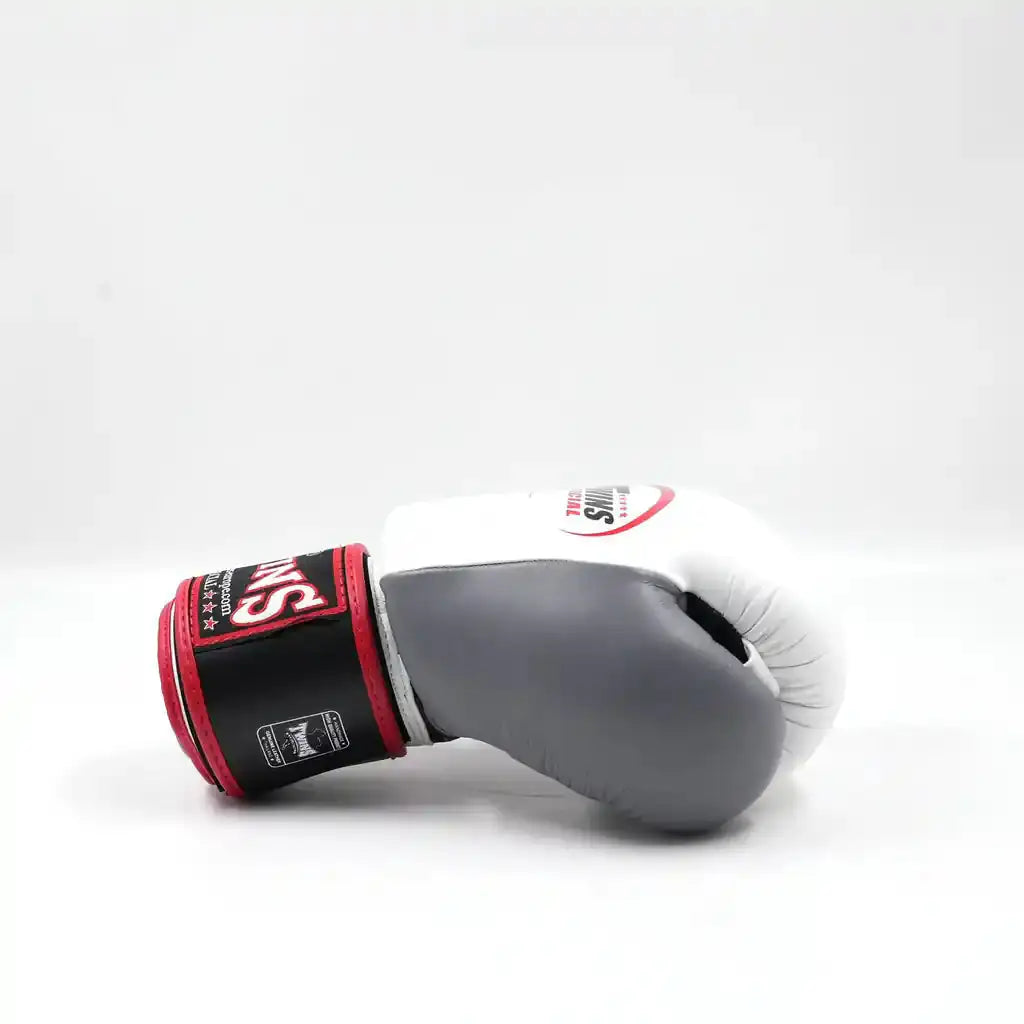 Twins Boxhandschuhe BGVL 3 Schwarz/Weiß/Grau