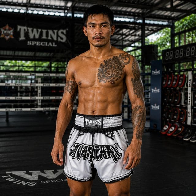Twins Muay Thai Shorts TTBL Comic