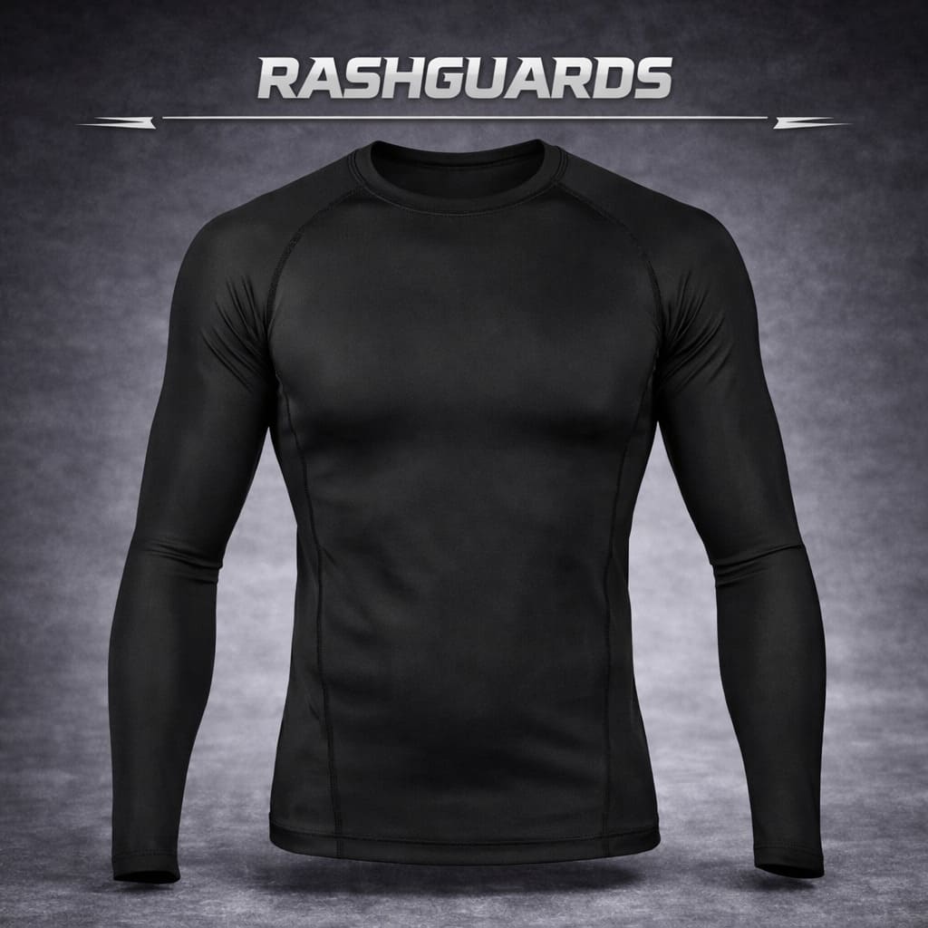 Funktionale Rashguards für MMA, BJJ und Grappling