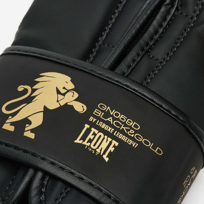 Leone 1947 Boxhandschuhe Schwarz/Gold