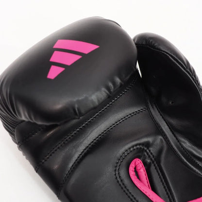 Adidas Damen Boxhandschuhe Power 100 Schwarz/Pink