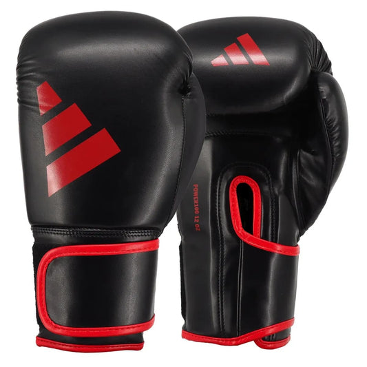 Adidas Boxhandschuhe Power 100 Schwarz/Rot