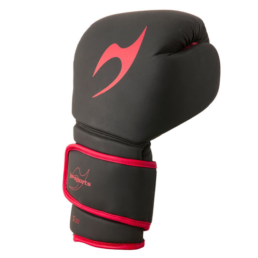 Ju-Sports Boxhandschuhe Training Pro Schwarz/Rot 12oz