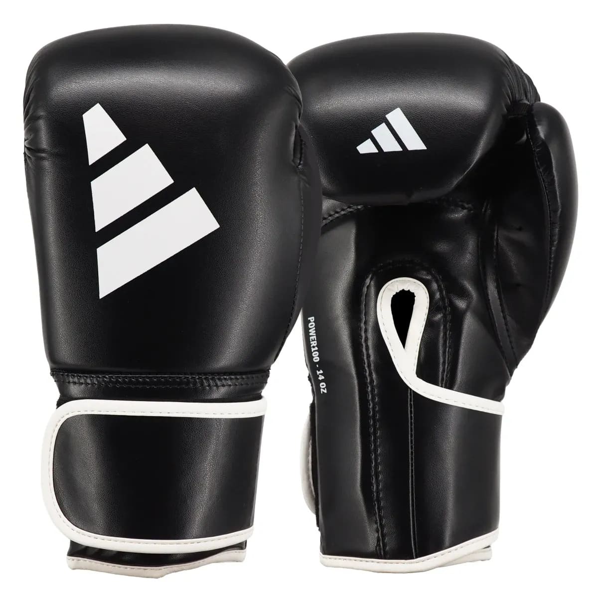 Adidas Boxhandschuhe Power 100 Schwarz/Weiß