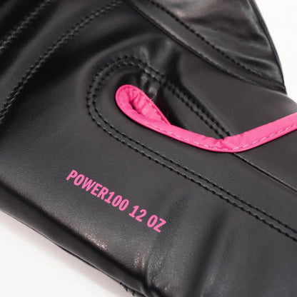 Adidas Damen Boxhandschuhe Power 100 Schwarz/Pink