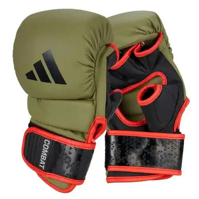 1 paar grüne Adidas MMA Handschuhe