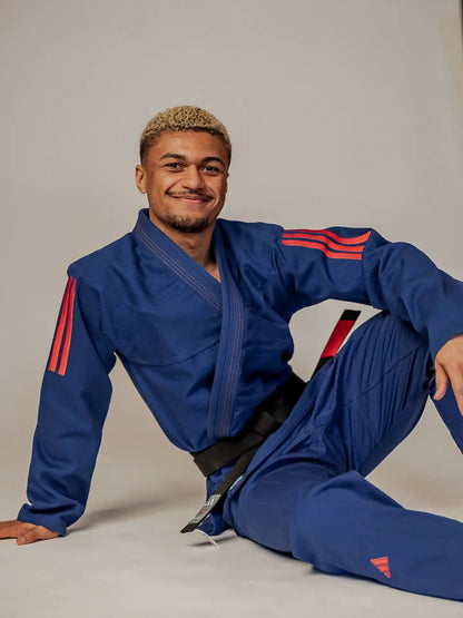Adidas BJJ Anzug Contest 2.0 Blau