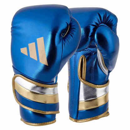 Adidas Boxhandschuhe Boxhandschuhe SPEED 500 Blau/Gold