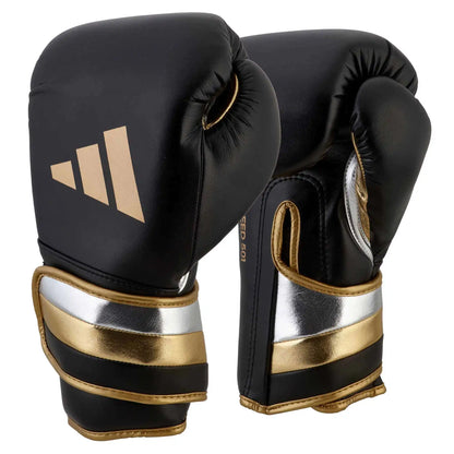 Adidas Boxhandschuhe Boxhandschuhe SPEED 500 Schwarz/Gold