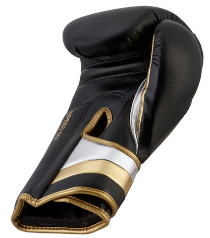 Adidas Boxhandschuhe Boxhandschuhe SPEED 500 Schwarz/Gold