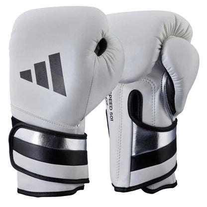 Adidas Boxhandschuhe Boxhandschuhe SPEED 500 Weiß/Schwarz