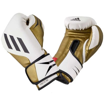 Adidas Boxhandschuhe Boxhandschuhe SPEED TILT 350V Pro Weiß/Gold