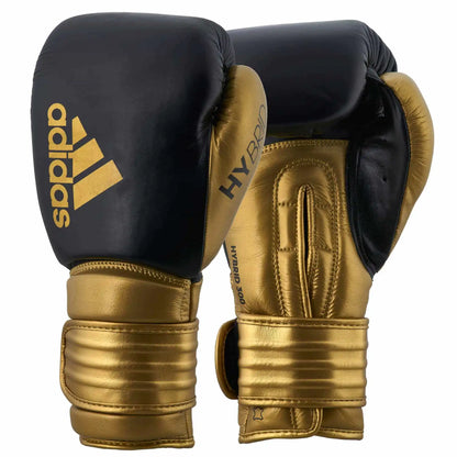 Adidas Boxhandschuhe Hybrid 300 Leder - Schwarz/Gold
