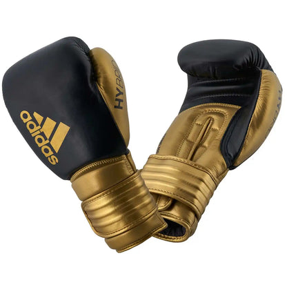 Adidas Boxhandschuhe Hybrid 300 Leder - Schwarz/Gold