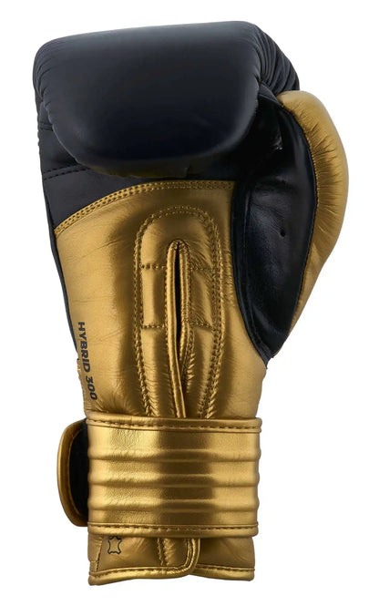 Adidas Boxhandschuhe Hybrid 300 Leder - Schwarz/Gold