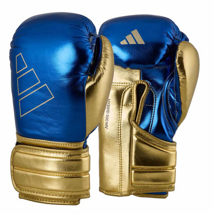 Adidas Boxhandschuhe Hybrid 500 Blau/Gold
