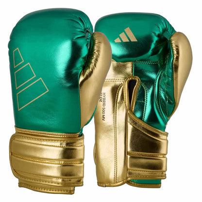 Adidas Boxhandschuhe Hybrid 500 Grün/Gold