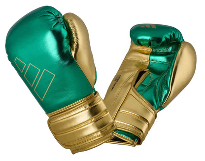 Adidas Boxhandschuhe Hybrid 500 Grün/Gold
