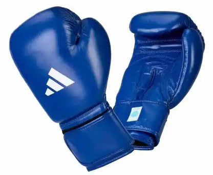Adidas Boxhandschuhe WAKO Blau Leder 10oz
