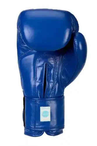 Adidas Boxhandschuhe WAKO Blau Leder 10oz