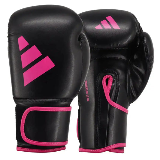 Adidas Damen Boxhandschuhe Power 100 Schwarz/Pink
