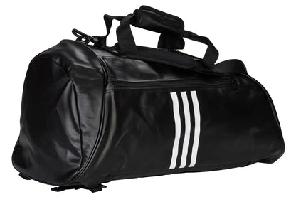 Adidas Hybrid Sporttasche 2in1 "Boxing" PU Schwarz/Weiß