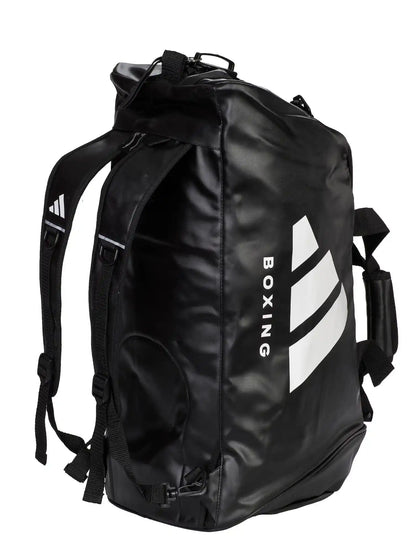 Adidas Hybrid Sporttasche 2in1 "Boxing" PU Schwarz/Weiß