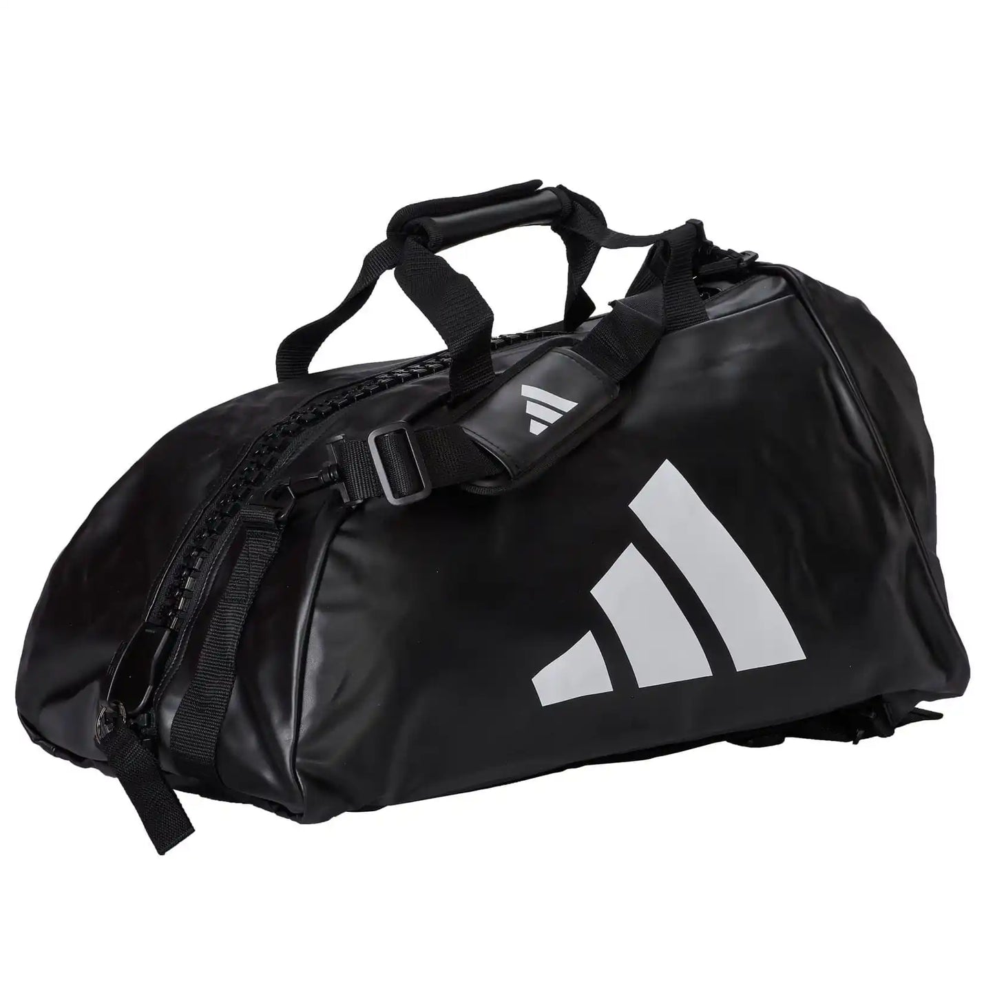 Adidas Hybrid Sporttasche 2in1 "Combat Sports" Schwarz/Weiß