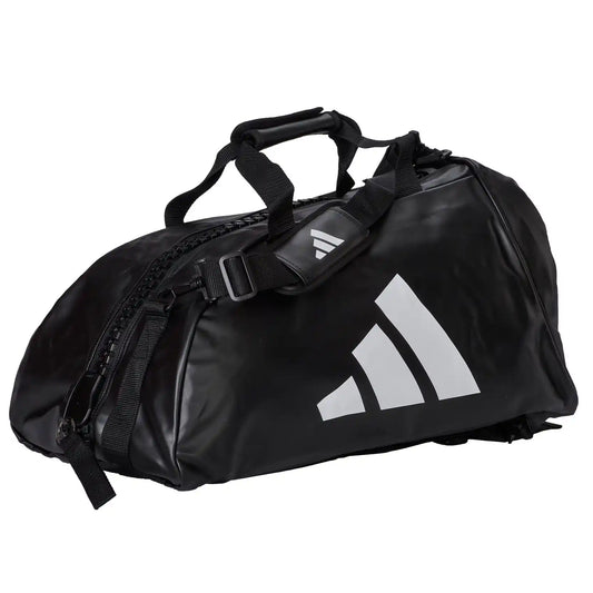 Adidas Hybrid Sporttasche 2in1 "Combat Sports" Schwarz/Weiß