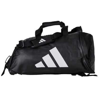 Adidas Hybrid Sporttasche 2in1 "Combat Sports" Schwarz/Weiß