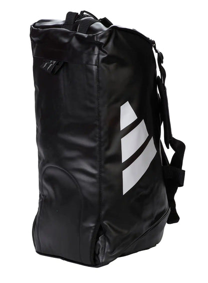 Adidas Hybrid Sporttasche 2in1 "Combat Sports" Schwarz/Weiß