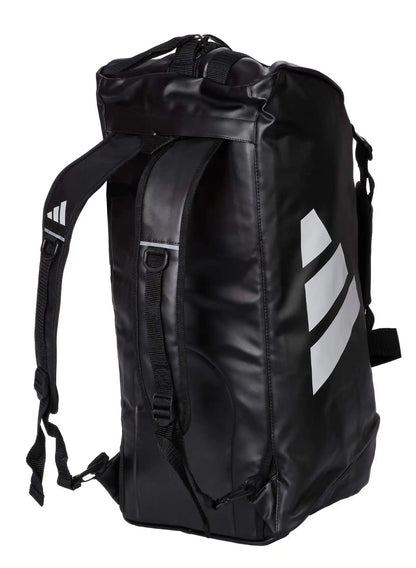 Adidas Hybrid Sporttasche 2in1 "Combat Sports" Schwarz/Weiß