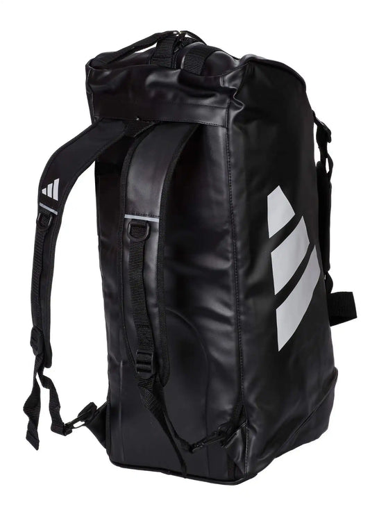 Adidas Hybrid Sporttasche 2in1 "Combat Sports" Schwarz/Weiß