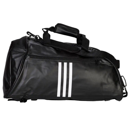 Adidas Hybrid Sporttasche 2in1 "Combat Sports" Schwarz/Weiß