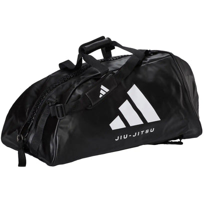 Adidas Hybrid Sporttasche 2in1 "Jiu Jitsu" PU Schwarz/Weiß