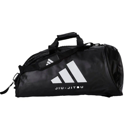 Adidas Hybrid Sporttasche 2in1 "Jiu Jitsu" PU Schwarz/Weiß