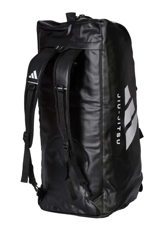 Adidas Hybrid Sporttasche 2in1 "Jiu Jitsu" PU Schwarz/Weiß
