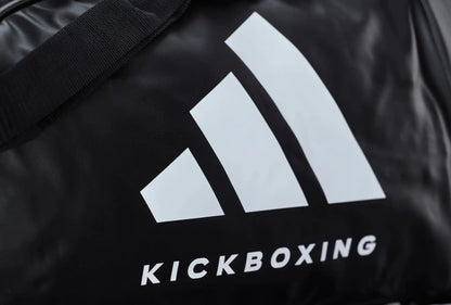 Adidas Hybrid Sporttasche 2in1 "Kickboxing" PU Schwarz/Weiß